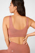 LUCIANA SEAMLESS SPORTS BRA - CHERRY MOCHA